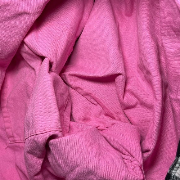 Y2K PINK Victoria's Secret Black & White Gingham Big Heart Bling Tote Bag - Picture 12 of 14